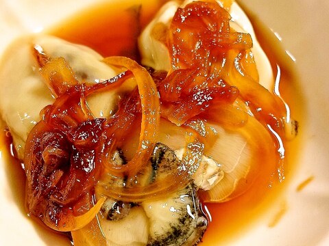 簡単牡蠣（カキ）レシピ　オニオンオイスター